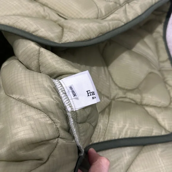 PRICE FIRM-THE FRANKIE SHOP TEDDY QUILTED JACKET - Picture 14 of 15